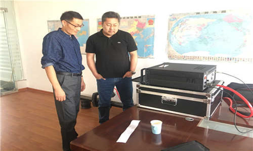 Mongolia customer visiting